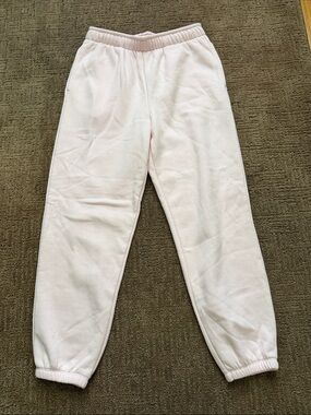 Girls' 14 Light Pink Fleece Jogger Pants like new
